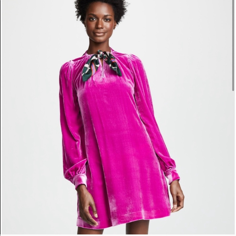 Diane von Furstenberg - Velvet mini dress 4